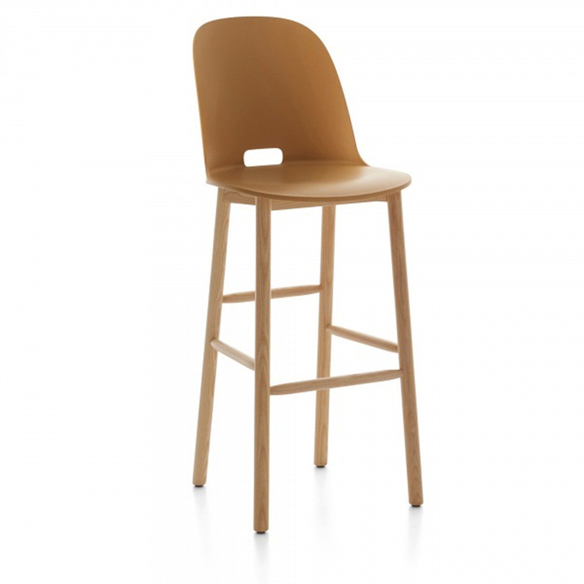 Alfi High-Back Barstool Stools Emeco Sand Ash 