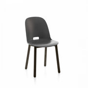 Alfi High-Back Chair Side/Dining Emeco Dark Grey Dark Ash 