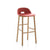 Alfi Low-Back Barstool Stools Emeco Red Ash 