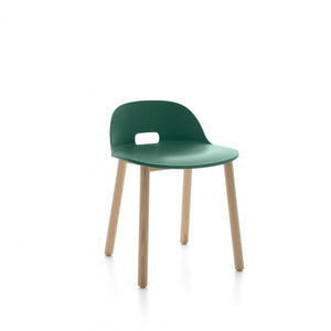Alfi Low-Back Chair Side/Dining Emeco Green Ash 