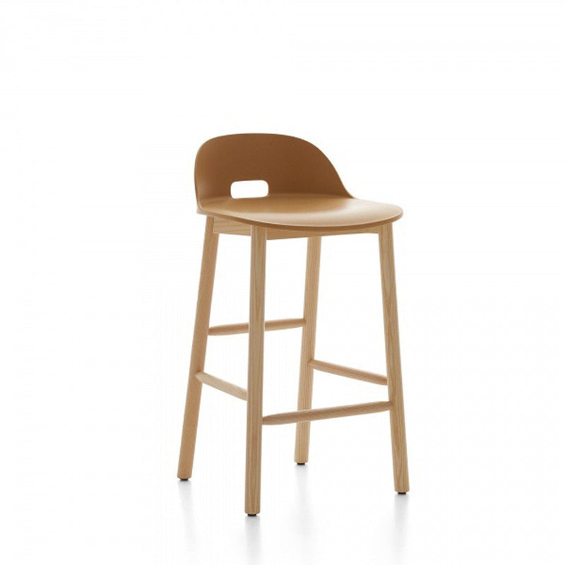 Alfi Low-Back Counter Stool Stools Emeco Sand Ash 