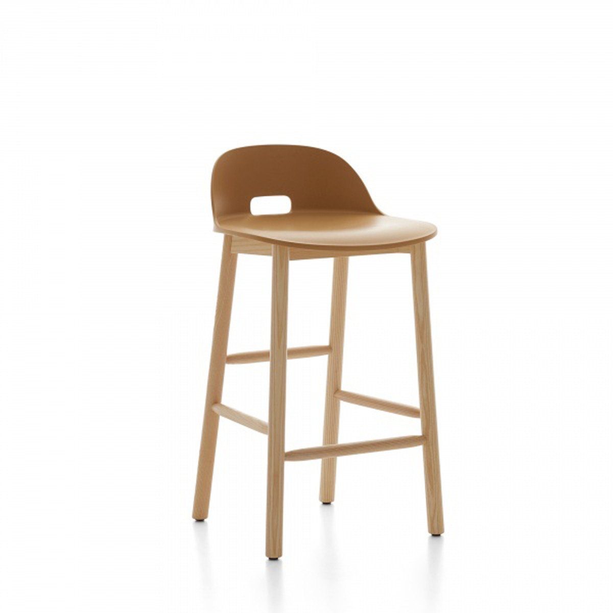 Alfi Low-Back Counter Stool Stools Emeco Sand Ash 