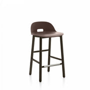 Alfi Low-Back Counter Stool Stools Emeco Dark Brown Dark Ash 