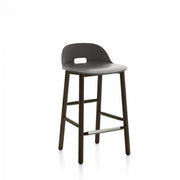 Alfi Low-Back Counter Stool Stools Emeco Dark Grey Dark Ash 