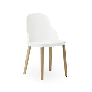 Allez Chair - Oak Legs Chairs Normann Copenhagen White Polyamide (PA) 