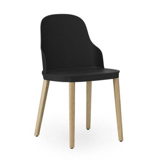 Allez Chair - Oak Legs Chairs Normann Copenhagen Black Polyamide (PA) 