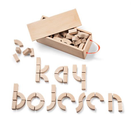 Alphabet Blocks Wooden Toy Kay Bojesen 