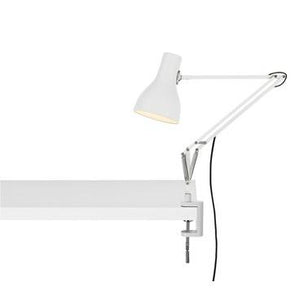Type 75 Mini Desk Lamp Table Lamps Anglepoise Lamp with Clamp Alpine White 