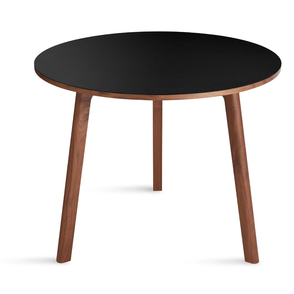 Apt 36&quot; Round Cafe Table Tables BluDot Walnut / Black 