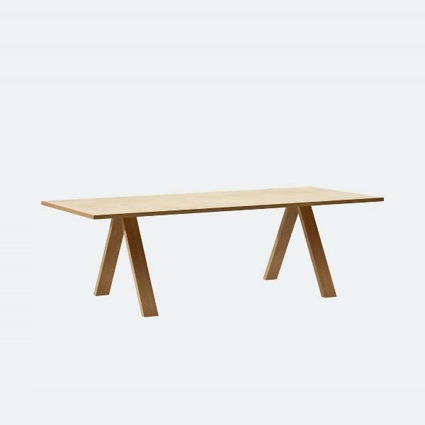 Cross Table with Rectangular Top in Fenix Tables Arper 