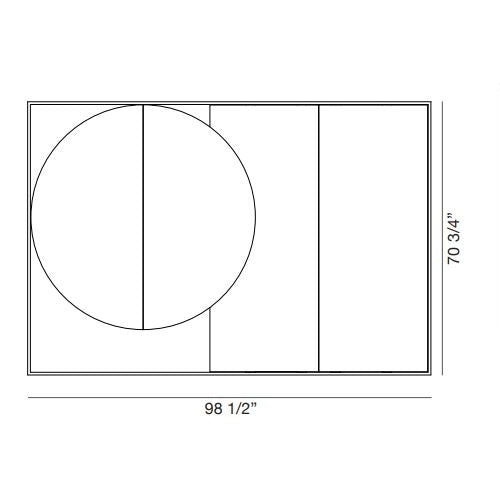 Arper Parentesit Freestanding Module Round and Square Panel Wall Panel Arper 