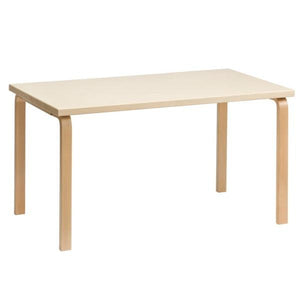 AALTO Table Rectangular 81A Tables Artek Top Birch Veneer | Legs and Edge Band Natural Lacquered + $220.00 