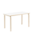 AALTO Table Rectangular 86 Tables Artek Top IKI White HPL | Legs and Edge Band Natural Lacquered 