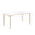 Aalto Children's Table Rectangular 80A table Artek Top IKI White HPL | Legs and Edge Band Natural Lacquered 