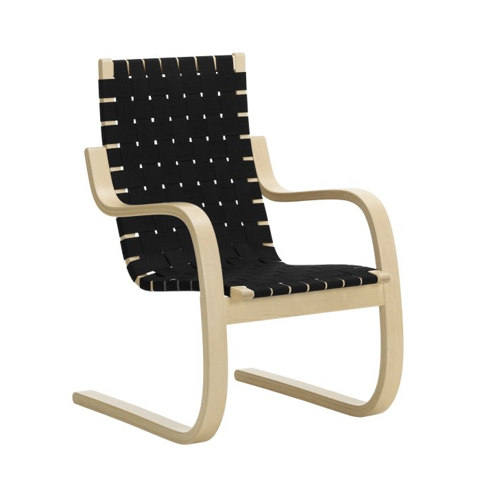 Artek Armchair 406 Armchair Artek Black Webbing 