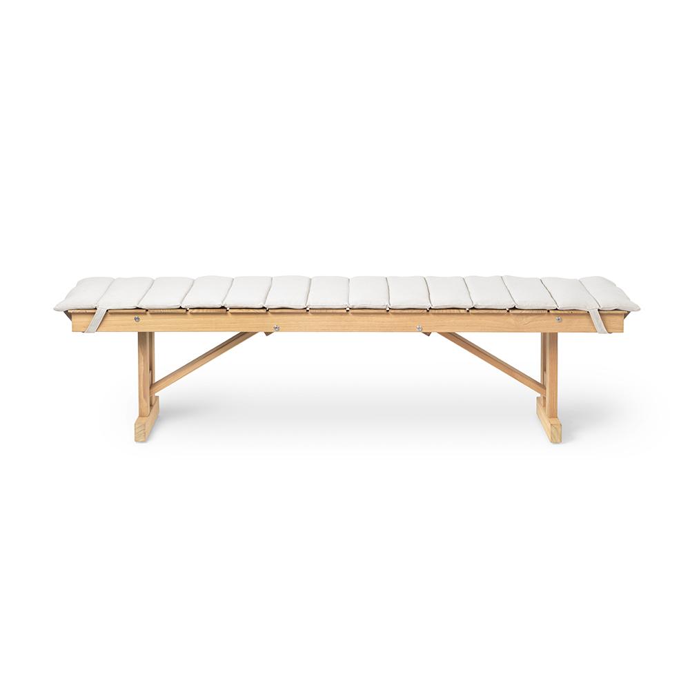 BM1871 Bench Benches Carl Hansen Teak Untreated Heritage Papyrus 18006 Cushion +$280.00 