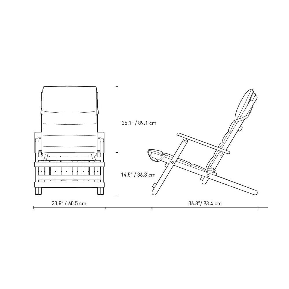 BM5568 Deck Chair lounge chair Carl Hansen 