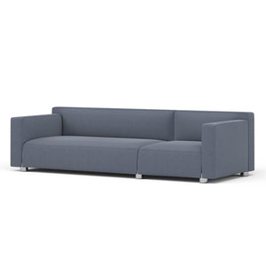 Barber & Osgerby Asymmetric Sofa Sofa Knoll Chrome Cornaro – Mist + $1260.00 