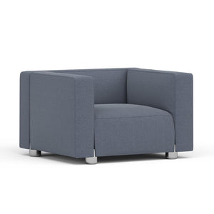 Barber & Osgerby Compact Armchair lounge chair Knoll Chrome Cornaro – Mist 