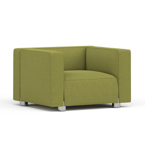 Barber & Osgerby Compact Armchair lounge chair Knoll Chrome Cornaro - Meadow 