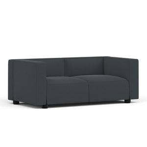 Barber & Osgerby Compact Two-Seat Sofa Sofa Knoll Black Lacquer Hourglass – Alley 