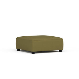Barber & Osgerby Ottoman - Medium ottomans Knoll Black Lacquer Hourglass – Olive 