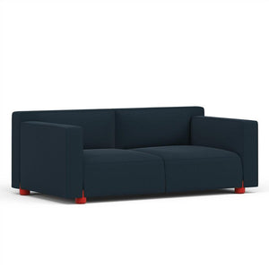 Barber & Osgerby Two Seater Sofa Sofa Knoll Red Hourglass – Indigo 