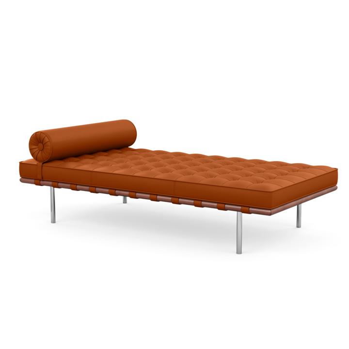 Barcelona Couch Sofa Knoll Sabrina - Pumpkin 