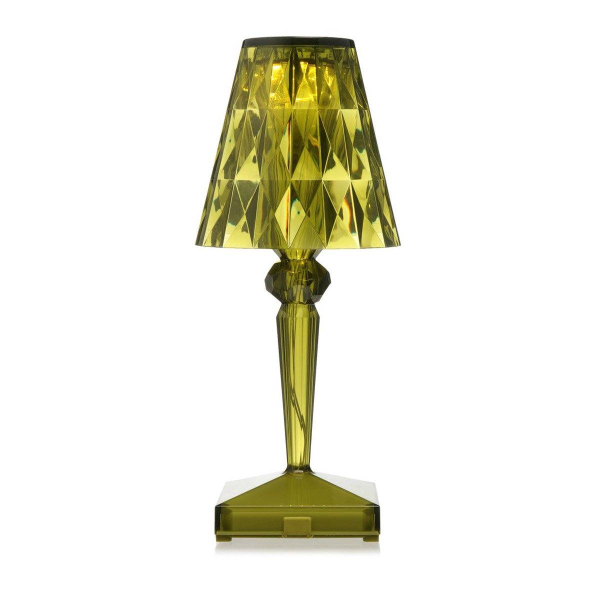 Battery LED Table Lamp Table Lamps Kartell Green 