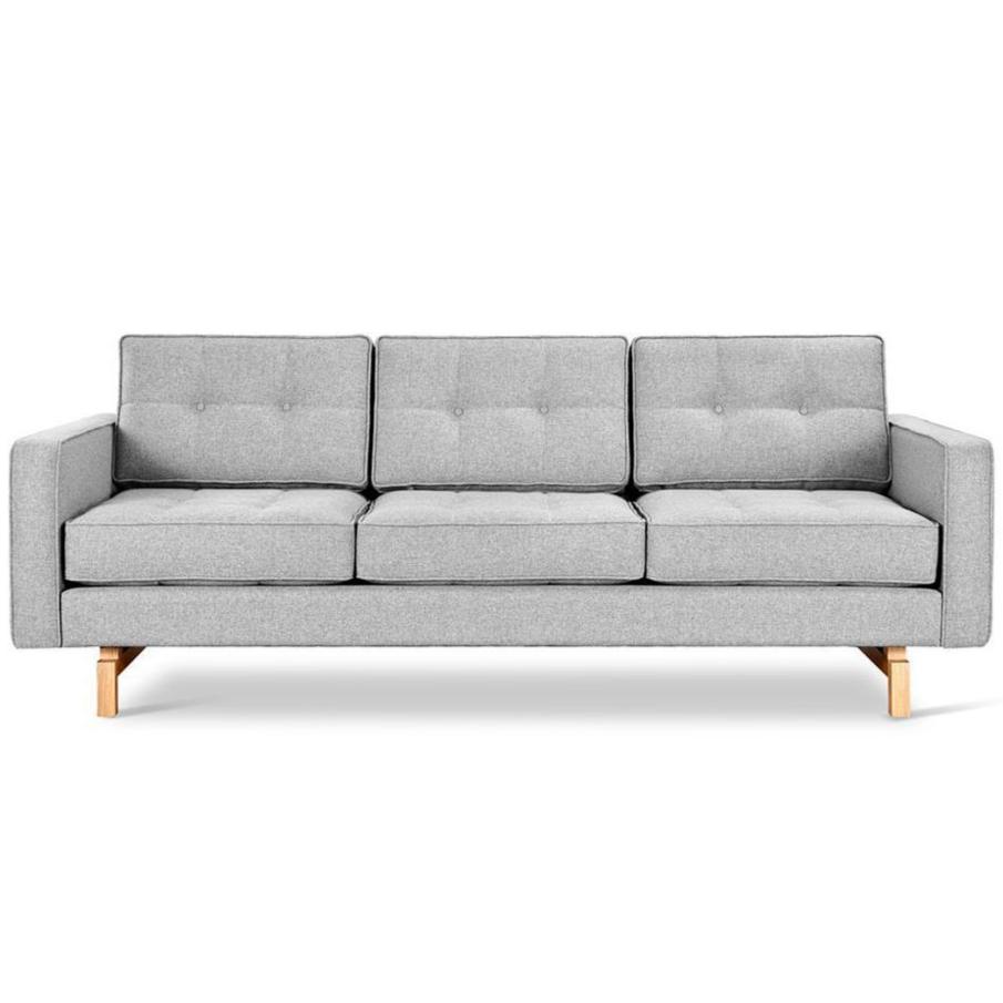 Jane 2 Sofa Sofa Gus Modern Bayview Silver Natural Ash 