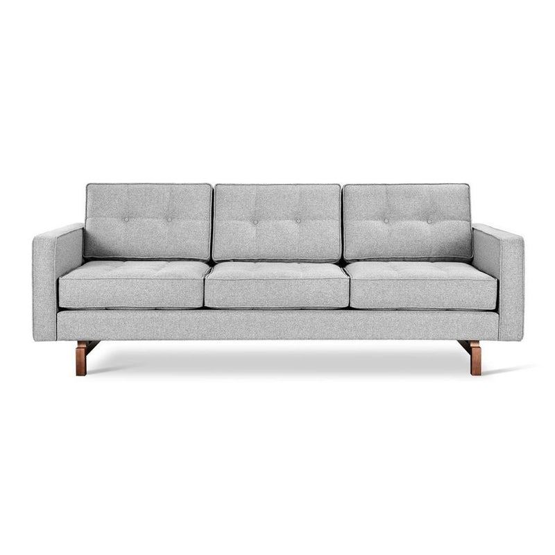 Jane 2 Sofa Sofa Gus Modern Bayview Silver Walnut 