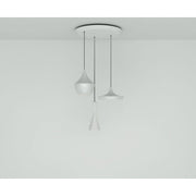 Beat Led Trio Round Pendant System hanging lamps Tom Dixon White 