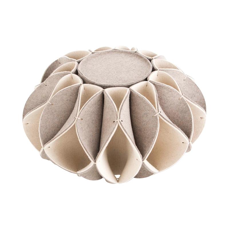 Ruff High Pouf Pouf Gan Beige 