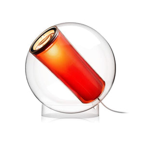 Bel Occhio Table Lamp Table Lamps Pablo 16" Clear with orange diffuser 