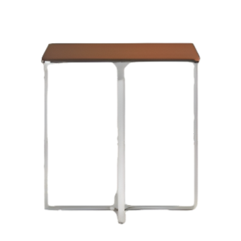 Accent Side Table side/end table Bernhardt Design 19&quot; Walnut top - 860 