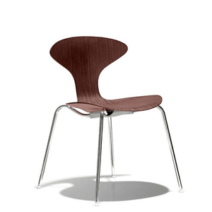 Orbit Wood Stacking Chair Side/Dining Bernhardt Design Zebrawood - 834 + $151.00 
