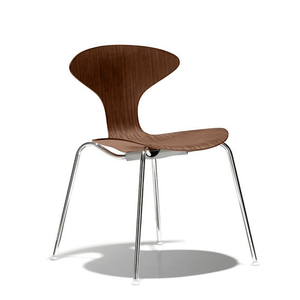 Orbit Wood Stacking Chair Side/Dining Bernhardt Design Zebrawood - 860 + $151.00 