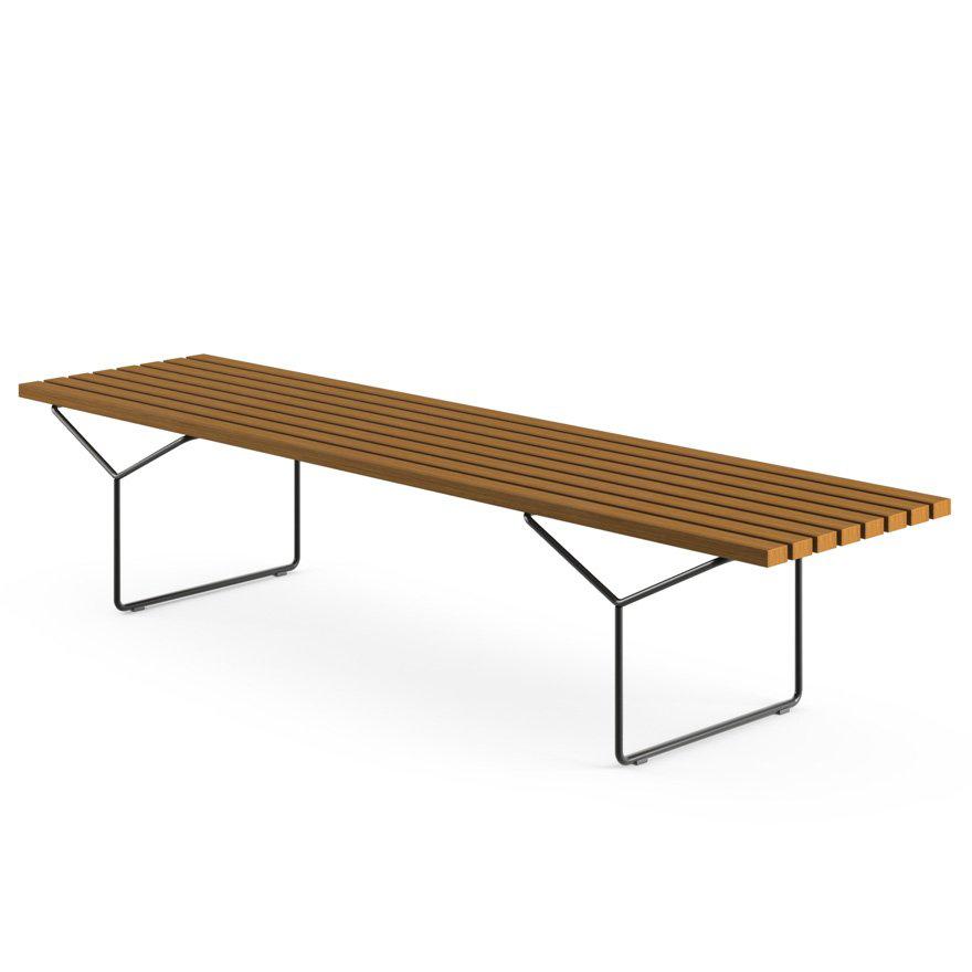 Bertoia Outdoor Bench Benches Knoll Black 