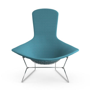 Bertoia Bird Chair lounge chair Knoll Black Classic Boucle - Aegean 