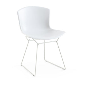 Bertoia Molded Shell Side Chair Side/Dining Knoll White White 