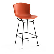 Bertoia Molded Shell Stool Stools Knoll Counter Height Orange Red Black