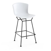 Bertoia Molded Shell Stool Stools Knoll Counter Height White Black