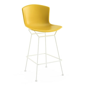 Bertoia Molded Shell Stool Stools Knoll Counter Height Yellow White