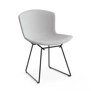 Bertoia Side Chair with Full Cover Side/Dining Knoll Black Journey - Jingle 