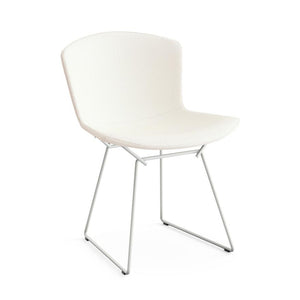 Bertoia Side Chair with Full Cover Side/Dining Knoll White Journey - Mitten 
