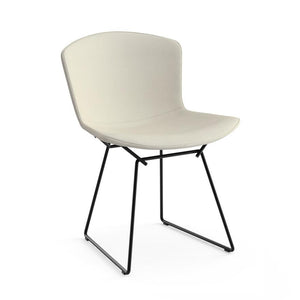 Bertoia Side Chair with Full Cover Side/Dining Knoll Black Haze - Ash 