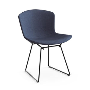 Bertoia Side Chair with Full Cover Side/Dining Knoll Black Haze - Twilight 