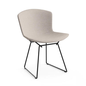 Bertoia Side Chair with Full Cover Side/Dining Knoll Black Cato - Sand 