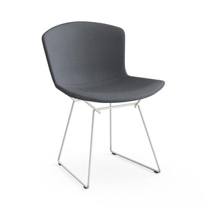 Bertoia Side Chair with Full Cover Side/Dining Knoll White Journey - Chime 