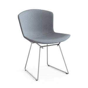 Bertoia Side Chair with Full Cover Side/Dining Knoll Polished Chrome Vermeer - Belle Fleur 